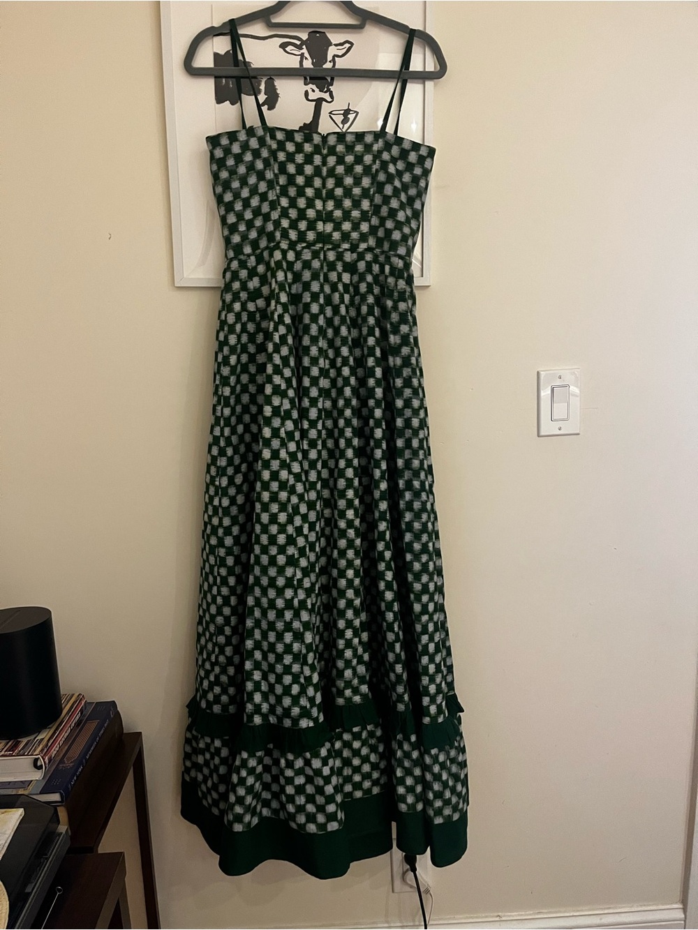 NWT! Checkmate Maxi Dress with Spaghetti Straps - Picture 3 of 4